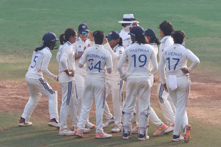 Indian women’s cricket team defeated Australia for the first time in test cricket