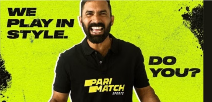 Cricketer Dinesh Karthik pramoting Parimatch