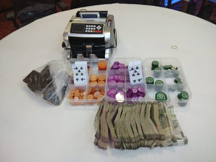 Cash recoverd from gambling